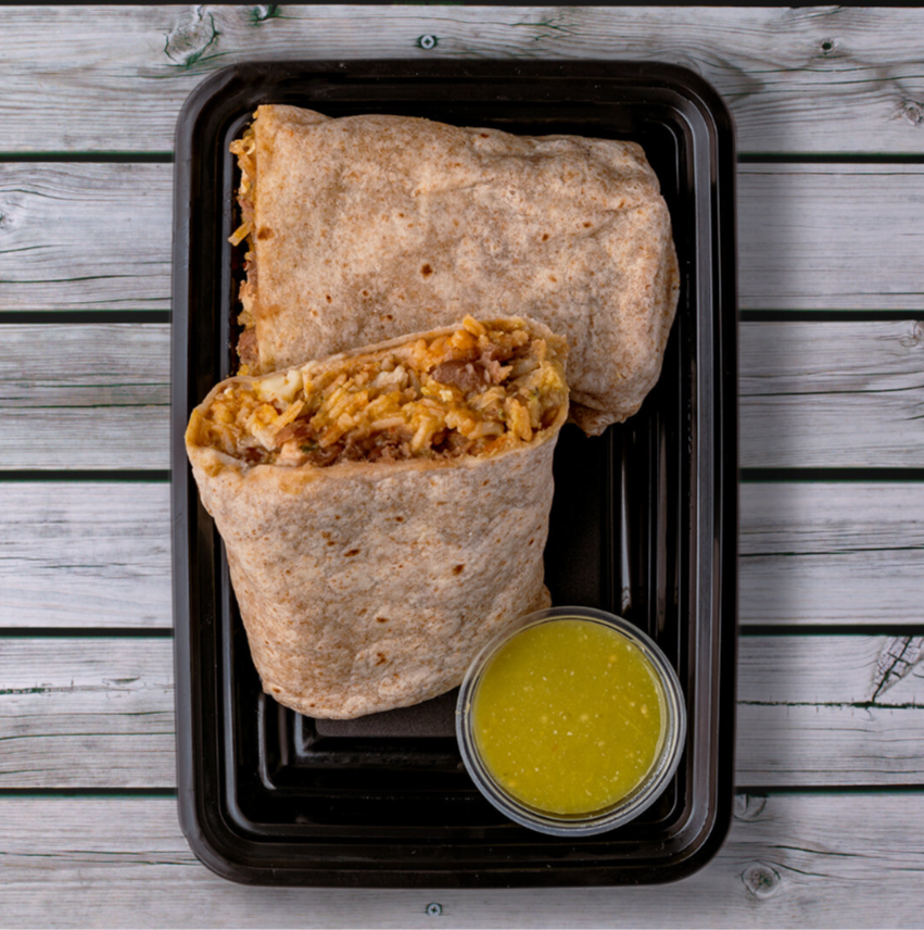 Steak Chile Verde Burrito