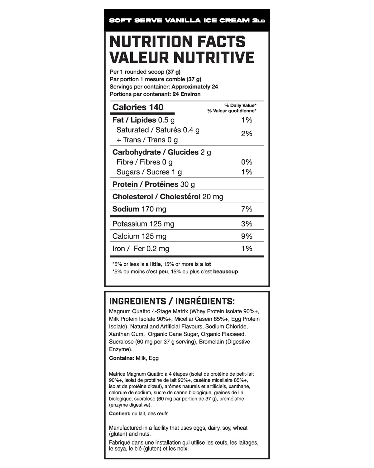 2LB QUATTRO PROTREIN